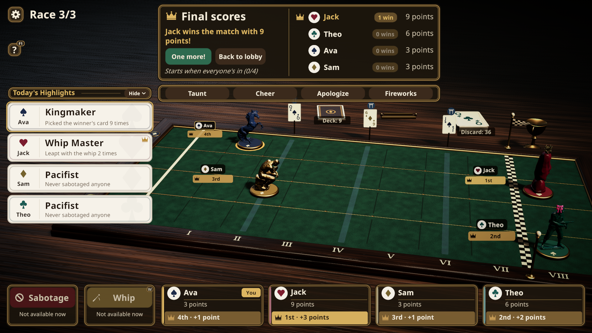 final scores and Today's Highlights.